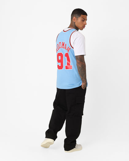 Mitchell & Ness Chicago Bulls Dennis Rodman Swing Jersey Sky Blue
