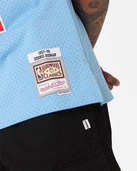 Mitchell & Ness Chicago Bulls Dennis Rodman Swing Jersey Sky Blue