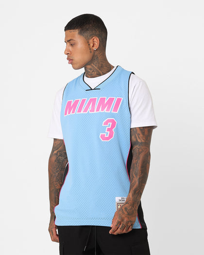 Mitchell & Ness Miami Heat Dwyane Wade Swing Jersey Sky Blue