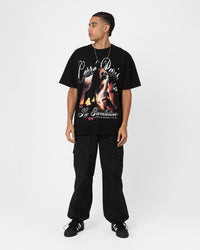 Carre Burning Desire Box T-Shirt Black Wash
