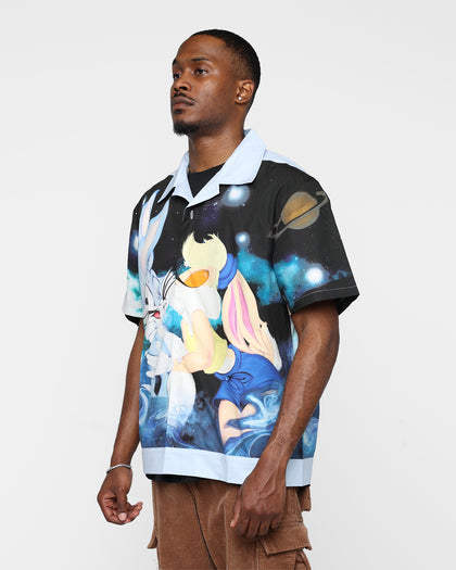 Renowned LA X Looney Tunes Love In The Hare Button Up T-Shirt Multi
