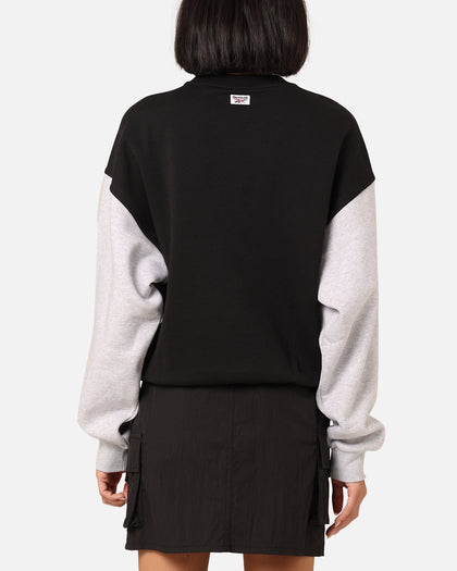 Reebok Women's Court Side Basketball Vintage Crewneck Uniform Blue