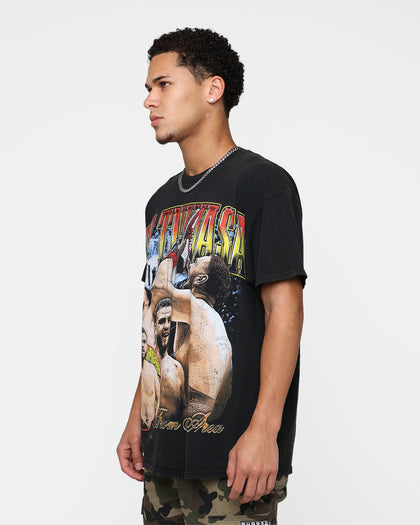 Goat Crew X Tai Tuivasa From The Area Goat Crew X Tai Tuivasa From The Area Vintage T-Shirt Black Wash