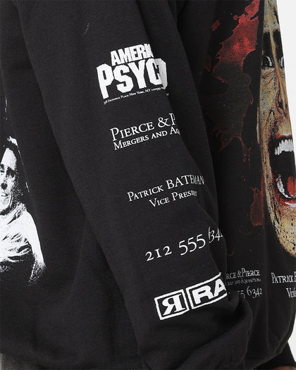 Rats Get Fat X American Psycho American Psycho Crewneck Black