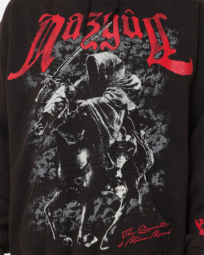 73Studio X The Lord Of The Rings Nazgul Vintage Hoodie Black Wash