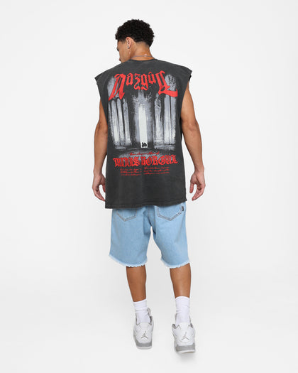 American Thrift X The Lord Of The Rings Nazgul Heavyweight Muscle T-Shirt Black Wash