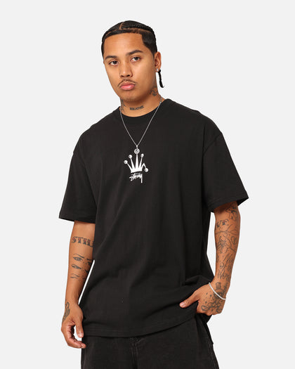 Stussy Crown Chest T-Shirt Black