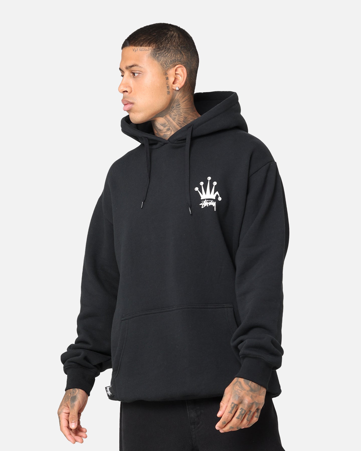 Stussy Crown LCB Hoodie Black | Culture Kings