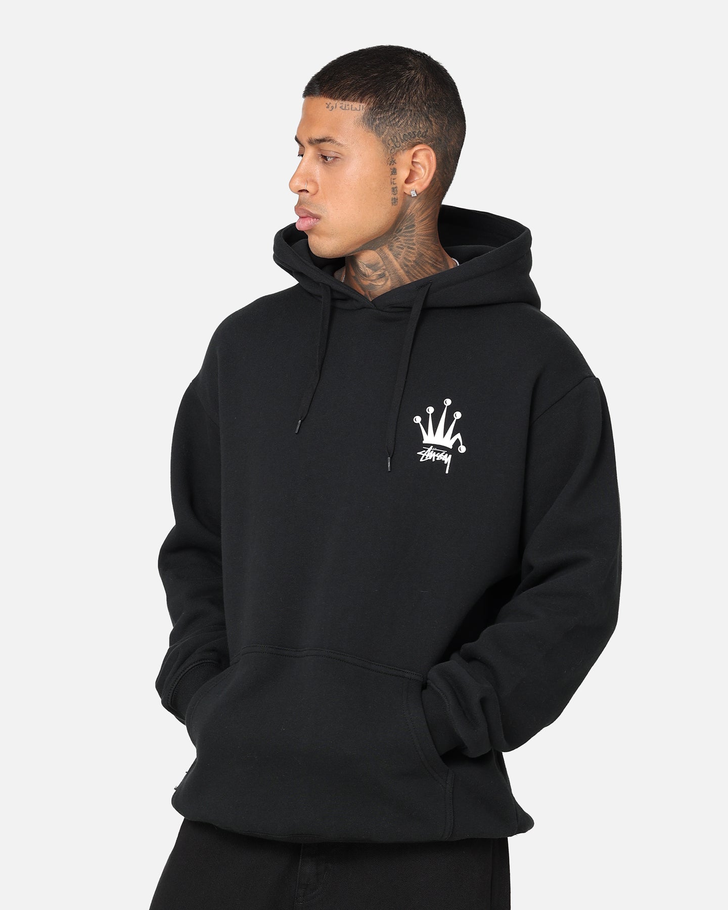 Stussy Crown LCB Hoodie Black | Culture Kings