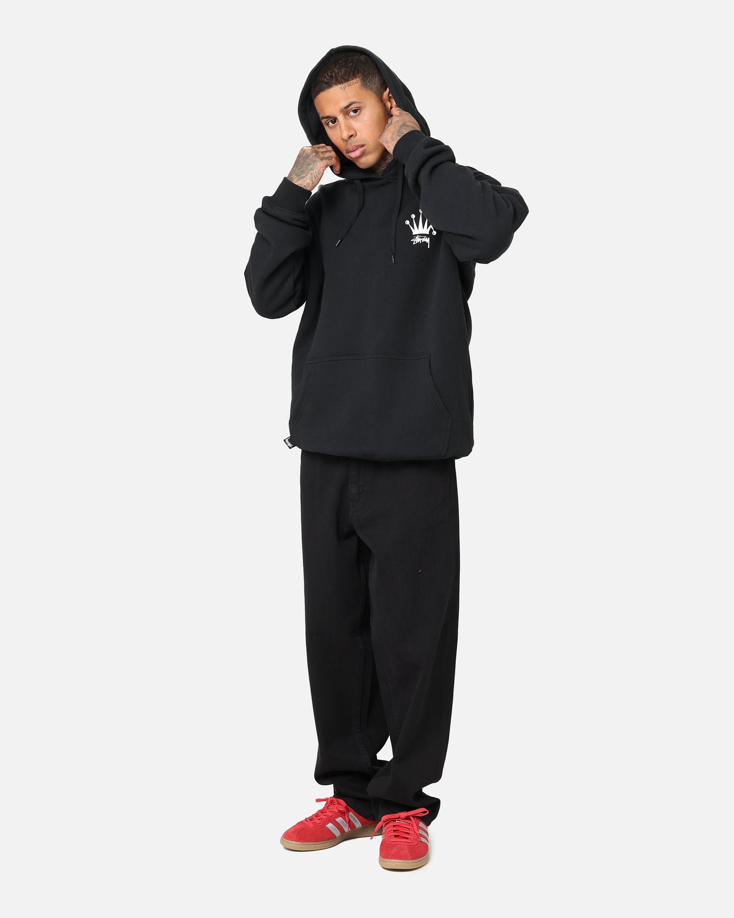 Stussy Crown LCB Hoodie Black | Culture Kings