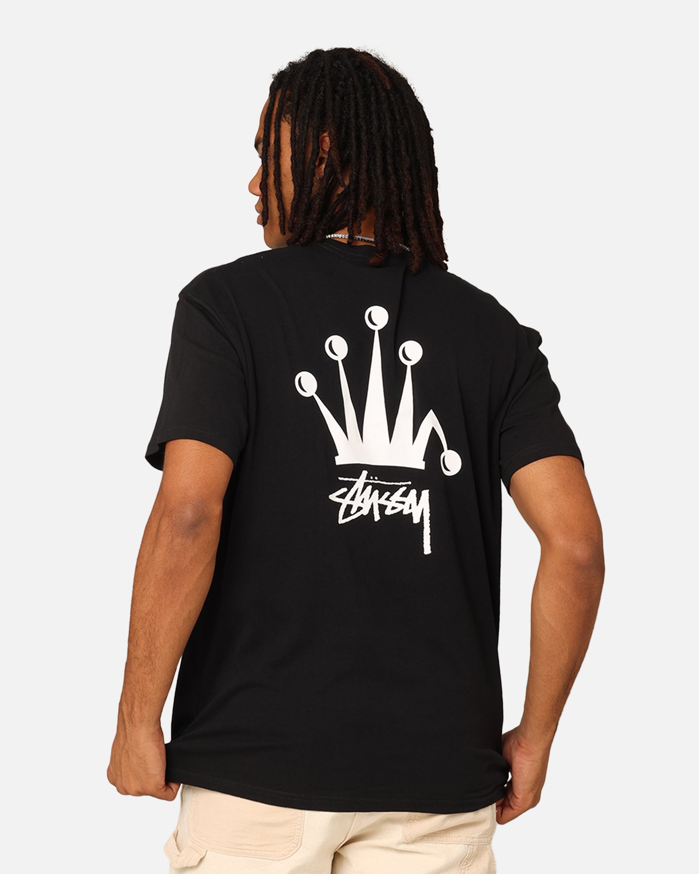 Stussy Crown LCB T-Shirt Black | Culture Kings