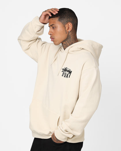 Stussy USA LCB Hoodie Cream