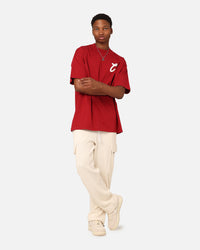 Carre Athletic Heritage Oversized T-Shirt Crimson