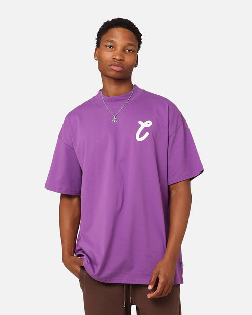 Carre Athletic Heritage Oversized T-Shirt Purple