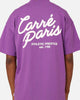 Carre Athletic Heritage Oversized T-Shirt Purple