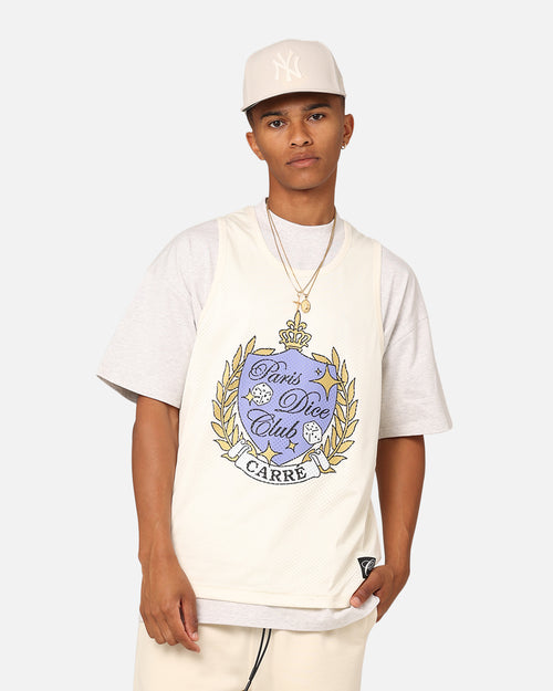 Carre Dice Club Mesh Singlet Off White