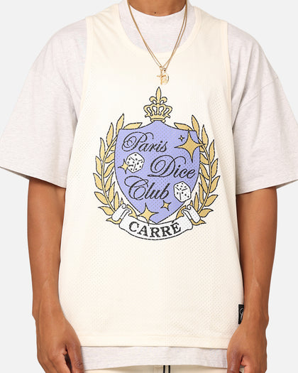 Carre Dice Club Mesh Singlet Off White