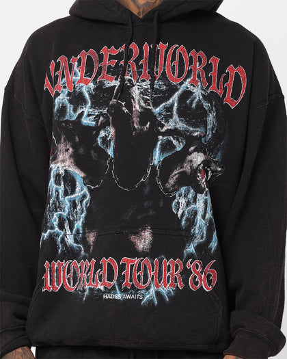 American Thrift Underworld Tour Hoodie Black Wash