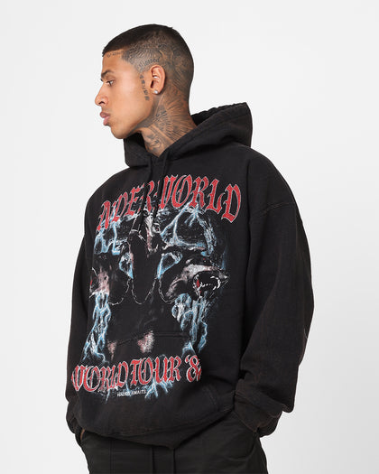 American Thrift Underworld Tour Hoodie Black Wash