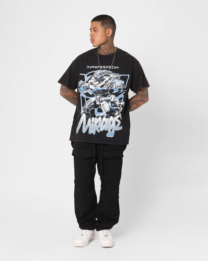 Goat Crew X Transformers Mirage Vintage T-Shirt Black Wash