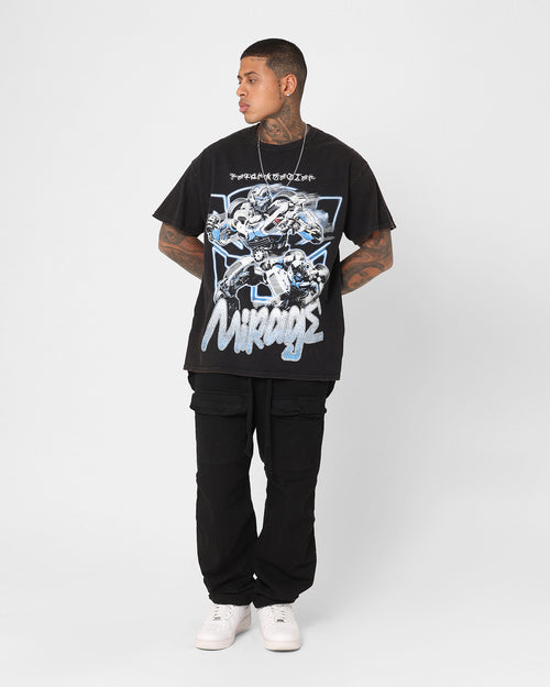 Goat Crew X Transformers Mirage Vintage T-Shirt Black Wash