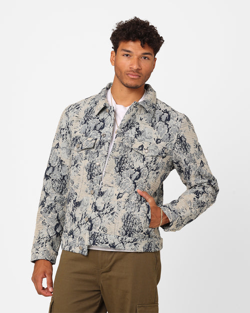 XXIII Rosa Jacquard Jacket Blue