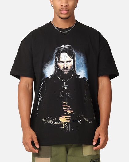 American Thrift X The Lord Of The Ring Aragorn Heavy T-Shirt Black