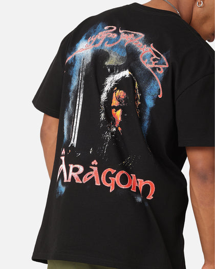 American Thrift X The Lord Of The Ring Aragorn Heavy T-Shirt Black