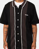 X-Large Bowling Knit Short Sleeve Shirt Black