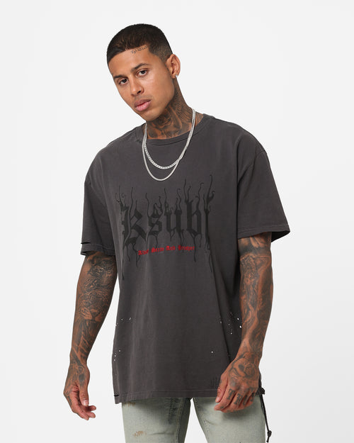 Ksubi X A$AP TyY Biggie T-Shirt Faded Black