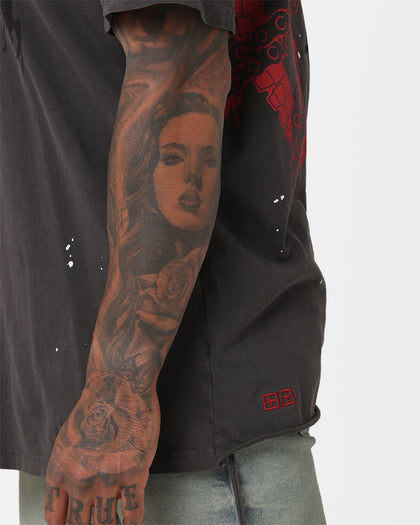 Ksubi X A$AP TyY Biggie T-Shirt Faded Black