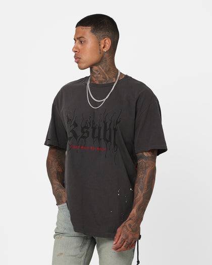 Ksubi X A$AP TyY Biggie T-Shirt Faded Black
