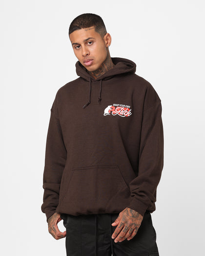 Rats Get Fat Own Luck Hoodie Brown