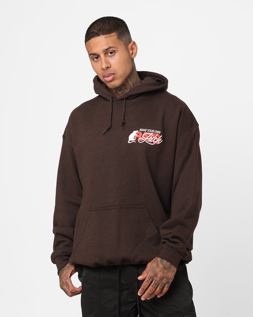 Rats Get Fat Own Luck Hoodie Brown