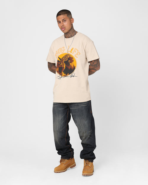 Tupac Thug Life Sand T-Shirt Sand