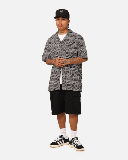 Stussy Repeat Short Sleeve Shirt Black