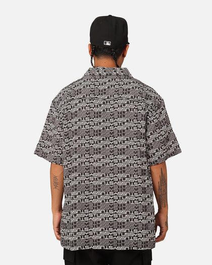 Stussy Repeat Short Sleeve Shirt Black