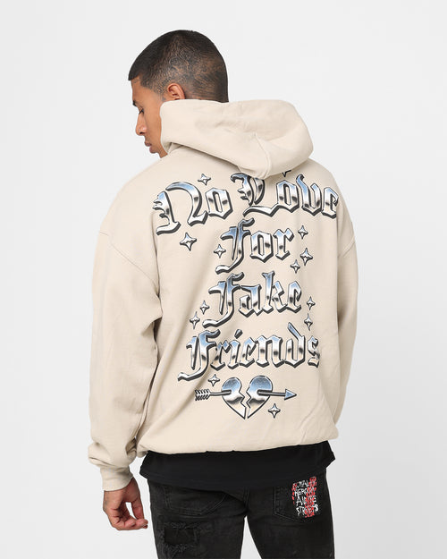 Goat Crew No Love Hoodie Stone/Wheat