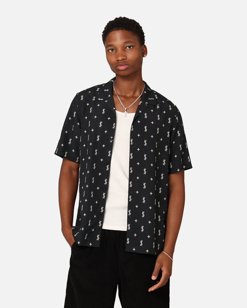 Ksubi Allstar Resort Short Sleeve Shirt Black