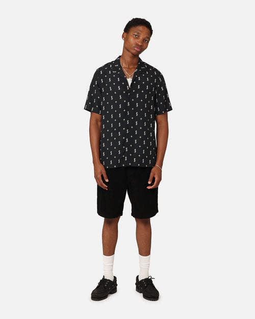 Ksubi Allstar Resort Short Sleeve Shirt Black