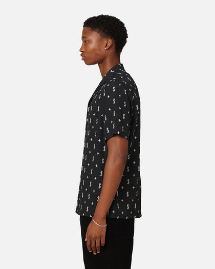 Ksubi Allstar Resort Short Sleeve Shirt Black