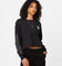 Majestic Athletic Women's Las Vegas Raiders Checker Badge Long Sleeve T-Shirt Faded Black