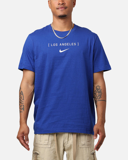 Nike Los Angeles Dodgers Large Logo Back T-Shirt Rush Blue