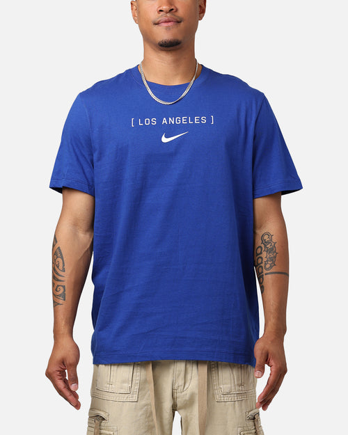 Nike Los Angeles Dodgers Large Logo Back T-Shirt Rush Blue