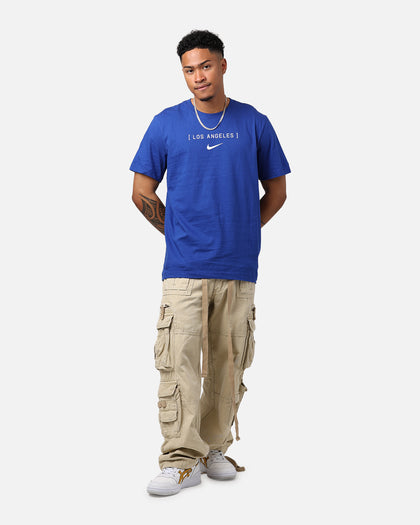 Nike Los Angeles Dodgers Large Logo Back T-Shirt Rush Blue