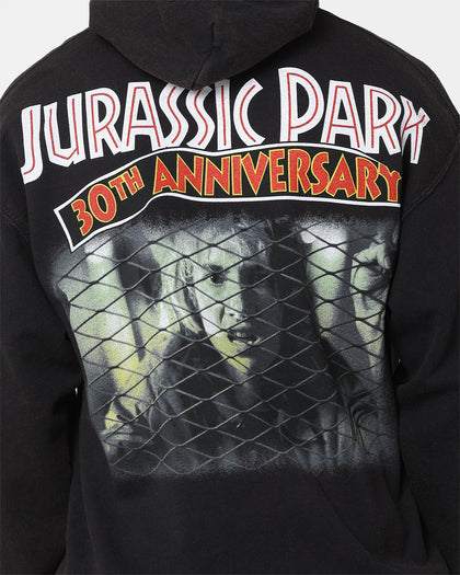 American Thrift X Jurassic Park 30th Anniversary Hoodie Black Wash