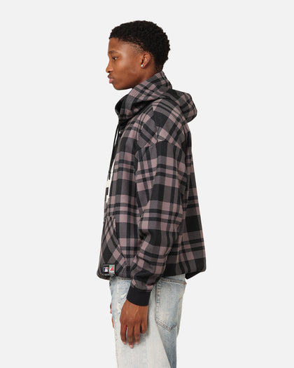 Majestic Athletic Los Angeles Dodgers Check Logo Hoodie Faded Black