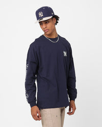 Majestic Athletic New York Yankees Checker Badge Long Sleeve T-Shirt True Navy