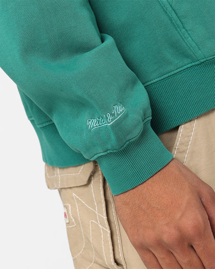 Mitchell & Ness Miami Dolphins Glow Arch Hoodie Aqua