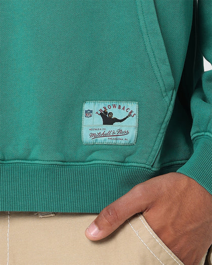 Mitchell & Ness Miami Dolphins Glow Arch Hoodie Aqua